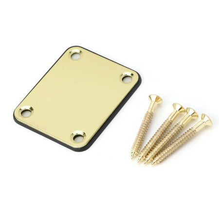 Qisuw Electric Guitar Neck Plate Fix Tele Guitar Neck Joint Board 4 Screws
Qisuw Electric Guitar Neck Plate Fix Tele Guitar Neck Joint Board 4 Screws