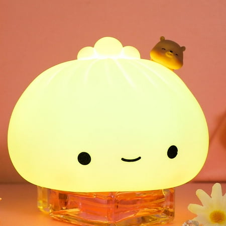 Cute Buns Pat Lights Colorful Soft Night Light Bedroom Holiday Home Decoration Christmas Children Adult Animation Holiday Gift - Bear
Cute Buns Pat Lights Colorful Soft Night Light Bedroom Holiday Home Decoration Christmas Children Adult Animation Holiday Gift - Bear