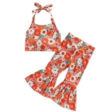 Bagilaanoe 2pcs Toddler Baby Girl Long Pants Set Sleeveless Floral Print Cami Tops + Flare Trousers 6M 12M 18M 24M 3T 4T 5T Kids Casual Outfits
Bagilaanoe 2pcs Toddler Baby Girl Long Pants Set Sleeveless Floral Print Cami Tops + Flare Trousers 6M 12M 18M 24M 3T 4T 5T Kids Casual Outfits