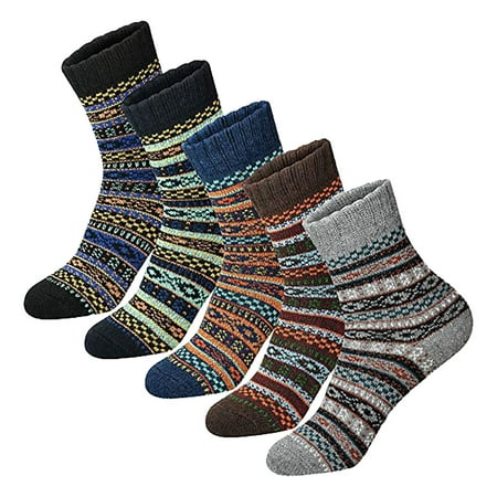 Clearance 5 Pairs Socks Unisex Gifts Printed Casual Winter Warm Wool Knit Soft Cotton Thick Vintage Crew Socks
Clearance 5 Pairs Socks Unisex Gifts Printed Casual Winter Warm Wool Knit Soft Cotton Thick Vintage Crew Socks