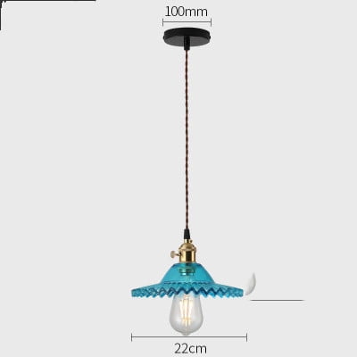 Toyella Nordic Minimalist Glass Chandelier Old Shanghai Retro Blue glass black chassis 4W
Toyella Nordic Minimalist Glass Chandelier Old Shanghai Retro Blue glass black chassis 4W
