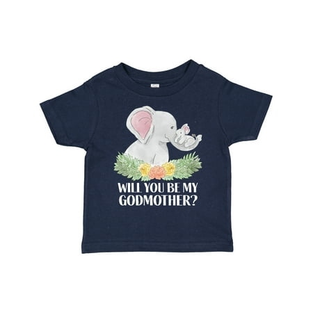 Inktastic Will You Be My Godmother Cute Elephants with Flowers Gift Toddler Boy or Toddler Girl T-Shirt
Inktastic Will You Be My Godmother Cute Elephants with Flowers Gift Toddler Boy or Toddler Girl T-Shirt
