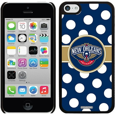 New Orleans Pelicans Polka Dots Design on Apple iPhone 5c Thinshield Snap-On Case by Coveroo