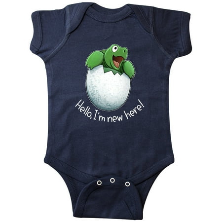 Inktastic Hello I m New Here Cute Baby Turtle Gift Baby Boy or Baby Girl Bodysuit
Inktastic Hello I m New Here Cute Baby Turtle Gift Baby Boy or Baby Girl Bodysuit