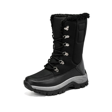 Snow Boots for Women Waterproof Mid Calf Faux Fur Lined Anti Slip Lace Up Hinking Snow Shoes for Winter Outdoor
Snow Boots for Women Waterproof Mid Calf Faux Fur Lined Anti Slip Lace Up Hinking Snow Shoes for Winter Outdoor