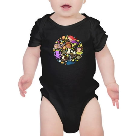 Pirate Elements Bodysuit Infant -Image by Shutterstock 12 Months