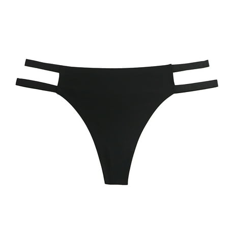 CLZOUD Cheeky Panties for Women Black Nylon Spandex Ice Silk Traceless Thong Women s Sense Low Waist Bikini Panties Large Size Style Women T Pants S
CLZOUD Cheeky Panties for Women Black Nylon Spandex Ice Silk Traceless Thong Women s Sense Low Waist Bikini Panties Large Size Style Women T Pants S