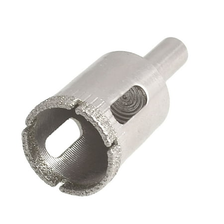 26mm Long Shank 22mm Cutting Dia Glass Tile Hole Saw Drilling Tool