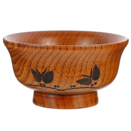 1Pc Creative Wooden Ramen Bowl Snack Dish Handmade Children Wooden Bowl (Brown)
1Pc Creative Wooden Ramen Bowl Snack Dish Handmade Children Wooden Bowl (Brown)
