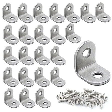 L Bracket Angle Bracket 20 mm x 20 mm Stainless Steel Right-Angle Bracket Fasteners Suitable for Wooden Cabinets
L Bracket Angle Bracket 20 mm x 20 mm Stainless Steel Right-Angle Bracket Fasteners Suitable for Wooden Cabinets