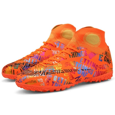 Soccer Cleats Mens Soccer Shoes Boys Professional High-Top Football Boots Indoor Outdoor Competition Training Shoes Comfortable Turf Football Shoes
Soccer Cleats Mens Soccer Shoes Boys Professional High-Top Football Boots Indoor Outdoor Competition Training Shoes Comfortable Turf Football Shoes