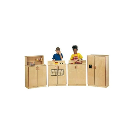 Four Pc Kitchen Set In Natural Birch Finish