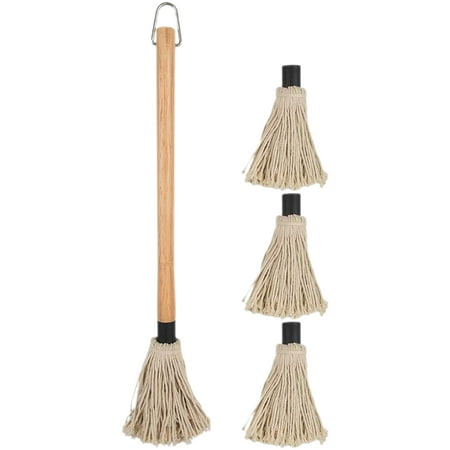 FOMIYES 1 Set of Grill Basting Mop BBQ Mop Sauce Basting Mop Roasting Oil Brush Wooden Handle Oil Brush
FOMIYES 1 Set of Grill Basting Mop BBQ Mop Sauce Basting Mop Roasting Oil Brush Wooden Handle Oil Brush