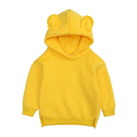 Otqutp Warm Clothes for Toddler Baby Boys Girls Cute Ear Solid Hoodie Sweatshirt Top Pullover Crewneck Tops Pullover Hoodie Pullover Shirt Fall Clothes(Yellow 3-4 Years)
Otqutp Warm Clothes for Toddler Baby Boys Girls Cute Ear Solid Hoodie Sweatshirt Top Pullover Crewneck Tops Pullover Hoodie Pullover Shirt Fall Clothes(Yellow 3-4 Years)