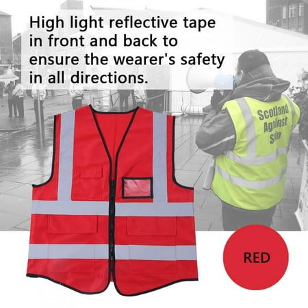 Quality Material Zipper Reflective Vest Durable And Waistcoat Bikers For Workers Adults Walker
Quality Material Zipper Reflective Vest Durable And Waistcoat Bikers For Workers Adults Walker