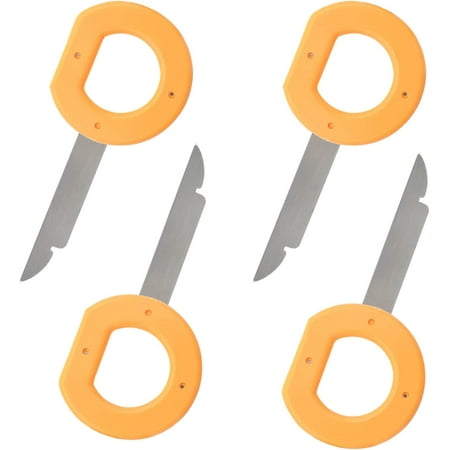 4 Pack Radio Removal Tool kit Easy Grip Handles and Stiff Blades Compatible with Audi VW Volkswagen Mercedes Benz BMW OEM Head Unit CD DVD Host Key Disassembly Tool
4 Pack Radio Removal Tool kit Easy Grip Handles and Stiff Blades Compatible with Audi VW Volkswagen Mercedes Benz BMW OEM Head Unit CD DVD Host Key Disassembly Tool