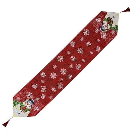 NICEXMAS 1pc Christmas Table Runner Xmas Party Table Cloth Classic Home Dinner Table Decor
NICEXMAS 1pc Christmas Table Runner Xmas Party Table Cloth Classic Home Dinner Table Decor
