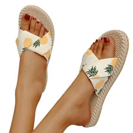 Ladies Fashion Strawberry Print Flat Open Toe Casual Beach Slippers Note Please Buy One Or Two Sizes Larger
Ladies Fashion Strawberry Print Flat Open Toe Casual Beach Slippers Note Please Buy One Or Two Sizes Larger