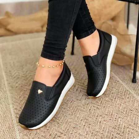 Yinguo Ladies Fashion Leather Surface Hollow Breathable Flat Comfort Casual Shoes
Yinguo Ladies Fashion Leather Surface Hollow Breathable Flat Comfort Casual Shoes