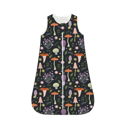 Fotbe Mushrooms Pattern Sleep Sack - Baby Wearable Blanket with Zipper Extra Soft Cotton Sleeveless Sleeping Bag for Infants-X-Large
Fotbe Mushrooms Pattern Sleep Sack - Baby Wearable Blanket with Zipper Extra Soft Cotton Sleeveless Sleeping Bag for Infants-X-Large