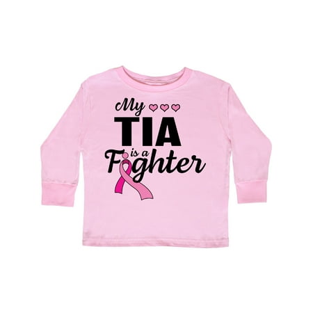 Inktastic Breast Cancer Awareness My Tia is a Fighter Gift Toddler Boy or Toddler Girl Long Sleeve T-Shirt
Inktastic Breast Cancer Awareness My Tia is a Fighter Gift Toddler Boy or Toddler Girl Long Sleeve T-Shirt