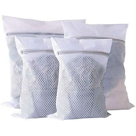 Laundry Mesh Wash Bag - Weave Fabric Zipper Closure Washing Machine and Dryer Safe Protect Lingerie Delicates Underwear Bras Leggings - Reusable - Great Travel Bag - White
Laundry Mesh Wash Bag - Weave Fabric Zipper Closure Washing Machine and Dryer Safe Protect Lingerie Delicates Underwear Bras Leggings - Reusable - Great Travel Bag - White