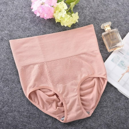 Popvcly Women s High-Rise Underwear Fashion Seamless 3D Honeycomb Panties