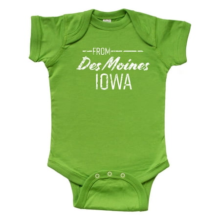 Inktastic From Des Moines Iowa in White Distressed Text Gift Baby Boy or Baby Girl Bodysuit
Inktastic From Des Moines Iowa in White Distressed Text Gift Baby Boy or Baby Girl Bodysuit