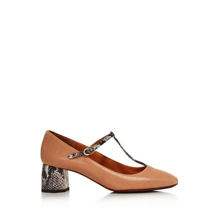 CHIE MIHARA Womens Barna Peach Brown Snake Embellished Mary Jane T-Strap Turnout Square Toe Buckle Leather Pumps 8.5 M
CHIE MIHARA Womens Barna Peach Brown Snake Embellished Mary Jane T-Strap Turnout Square Toe Buckle Leather Pumps 8.5 M