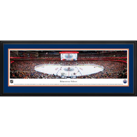 Blakeway Worldwide Panoramas Blakeway Panoramas Edmonton Oilers Framed NHL Print