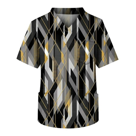 Umitay Plus Size Scrubs Fashion Men s Short Sleeve V Neck Printed Working Chest Pocket Carer Top
Umitay Plus Size Scrubs Fashion Men s Short Sleeve V Neck Printed Working Chest Pocket Carer Top