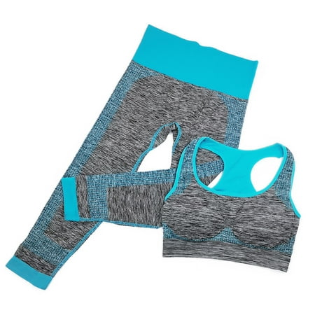 NUOLUX 1 Set 2Pcs Workout Set Racerback Sports Bra Athletic Legging Running Workout Leggings for Yoga Gym Jogging (Blue S)
NUOLUX 1 Set 2Pcs Workout Set Racerback Sports Bra Athletic Legging Running Workout Leggings for Yoga Gym Jogging (Blue S)