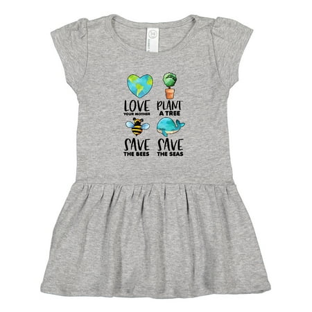 Inktastic Earth Day Plant a Tree Save the Bees Save the Seas Love Your Mother Earth Gift Toddler Girl Dress
Inktastic Earth Day Plant a Tree Save the Bees Save the Seas Love Your Mother Earth Gift Toddler Girl Dress