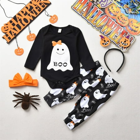 BTJX Toddler Kids Boys Girls Outfit Prints Long Sleeves Romper Pants Hairband 3pcs Set Outfits
BTJX Toddler Kids Boys Girls Outfit Prints Long Sleeves Romper Pants Hairband 3pcs Set Outfits