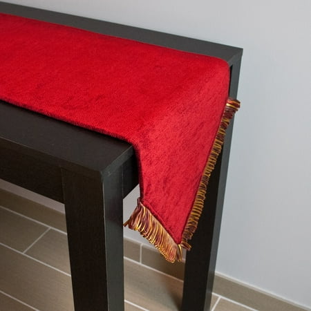 Sherry Kline Hartwell Red Table Runner 13 x 72