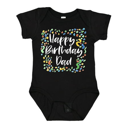 Inktastic Happy Birthday Dad Gift Baby Boy or Baby Girl Bodysuit
