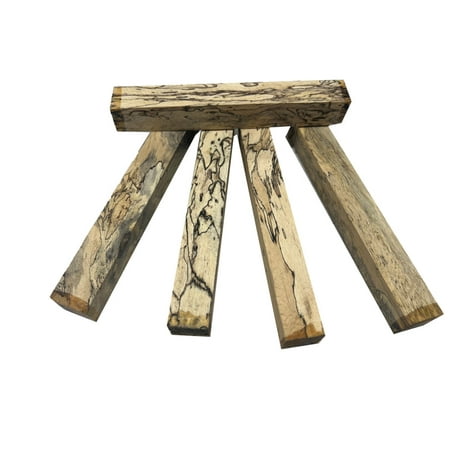 Spalted Tamarind Pen Blank Combo | 5 Pack Combo | 3/4 x 3/4 x 6 Pen Turning Blanks
