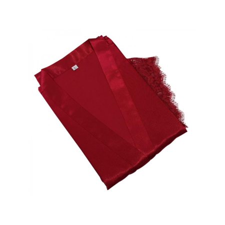 Women s Summer Thin Faux Silk Bathrobe Satin Robes Short Three-quarter Sleeve Makeup Dressing Gown
Women s Summer Thin Faux Silk Bathrobe Satin Robes Short Three-quarter Sleeve Makeup Dressing Gown