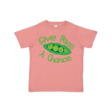 Inktastic Give Peas a Chance. Gift Toddler Boy or Toddler Girl T-Shirt