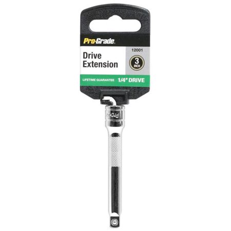 Pro-Grade 12001 0.25 Drive x 3 in. Extension