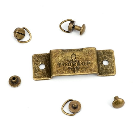 TOURBON 1pc Tape Measure Hanger Metal Clip Tools DIY Replacement Chicago Screws Nail Brass Solid Rivet Stud(6pcs)
TOURBON 1pc Tape Measure Hanger Metal Clip Tools DIY Replacement Chicago Screws Nail Brass Solid Rivet Stud(6pcs)