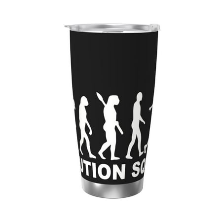 Evolution Squash Player 20 Oz Water Bottle Insulated Tumblers Stainless Steel Cups Double Wall Tumbler with Lid
Evolution Squash Player 20 Oz Water Bottle Insulated Tumblers Stainless Steel Cups Double Wall Tumbler with Lid