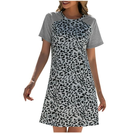 PATLOLLAV Womens Dresses Women Short Sleeve Vintage Retror-Neck Mesh Slim Leopard Splicing Hedging Dress
PATLOLLAV Womens Dresses Women Short Sleeve Vintage Retror-Neck Mesh Slim Leopard Splicing Hedging Dress