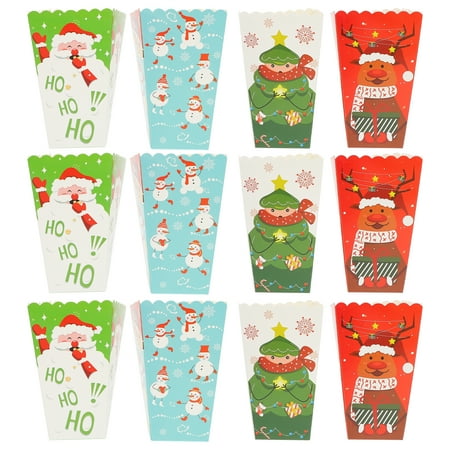 BESTONZON 12pcs Christmas Popcorn Treat Boxes Decorative Gift Boxes Christmas Party Favor
BESTONZON 12pcs Christmas Popcorn Treat Boxes Decorative Gift Boxes Christmas Party Favor