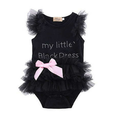 JYYYBF 0-18M Newborn Baby Girls Romper Letter Printed Lace Sleeveless Bowknot One Piece Bodysuit Jumpsuit Black 0-3 Months
JYYYBF 0-18M Newborn Baby Girls Romper Letter Printed Lace Sleeveless Bowknot One Piece Bodysuit Jumpsuit Black 0-3 Months