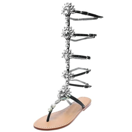 Womens Wide Shoes Extra Wide Sandals Fashion Women s Flat Bottomed Pin Toe Rhinestone Buckle Roman Sandals Closed Toe Sandals for Women Size 12
Womens Wide Shoes Extra Wide Sandals Fashion Women s Flat Bottomed Pin Toe Rhinestone Buckle Roman Sandals Closed Toe Sandals for Women Size 12