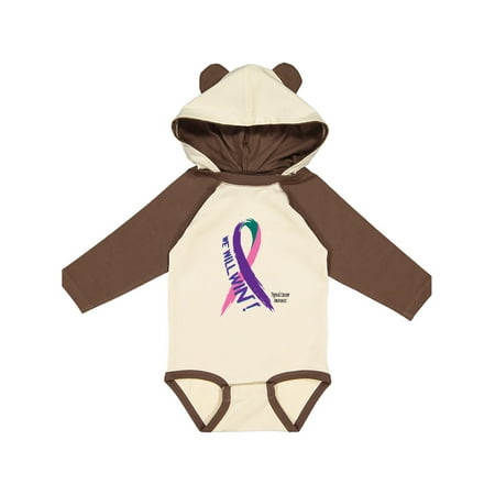 Inktastic We Will Win Against Thyroid Cancer Ribbon Gift Baby Boy or Baby Girl Long Sleeve Bodysuit
Inktastic We Will Win Against Thyroid Cancer Ribbon Gift Baby Boy or Baby Girl Long Sleeve Bodysuit