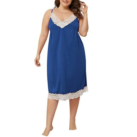Uerlsty Plus Size Womens Sexy Lace Trim Chemise Nightdress Thong Lingerie Set Pajamas
Uerlsty Plus Size Womens Sexy Lace Trim Chemise Nightdress Thong Lingerie Set Pajamas