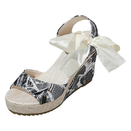 LLQEUIB Wedge Sandals for Women Women s Casual Wedge Sandals Fashion Printed Large Size Wedge Sandals Aunt Gifts
LLQEUIB Wedge Sandals for Women Women s Casual Wedge Sandals Fashion Printed Large Size Wedge Sandals Aunt Gifts