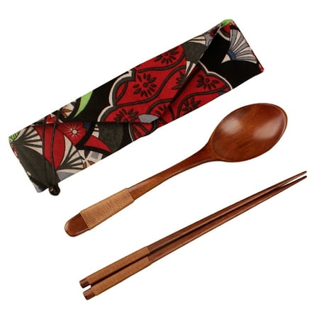 Rosarivae 3 Pcs Travelling Portable Wooden Spoon Chopsticks Set Western Food Serving Spoon Smooth Handle Tableware Set with Cutlery Bag (Random Color)
Rosarivae 3 Pcs Travelling Portable Wooden Spoon Chopsticks Set Western Food Serving Spoon Smooth Handle Tableware Set with Cutlery Bag (Random Color)